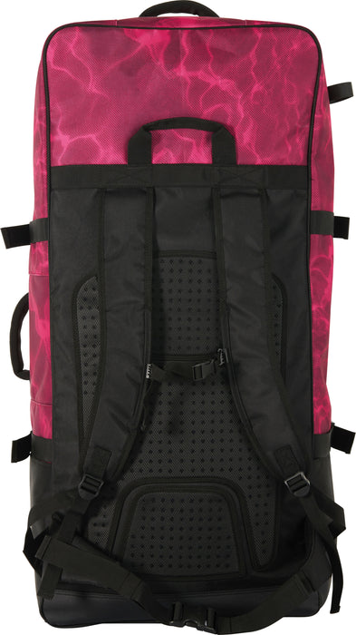 Premium Luggage Bag with Rolling Wheel (Raspberry) - 90L