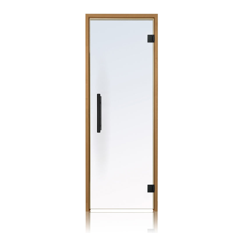 ProSaunas Prehung Clear Glass Sauna Door, Thermo-Aspen 24x81 — Thermoaspen