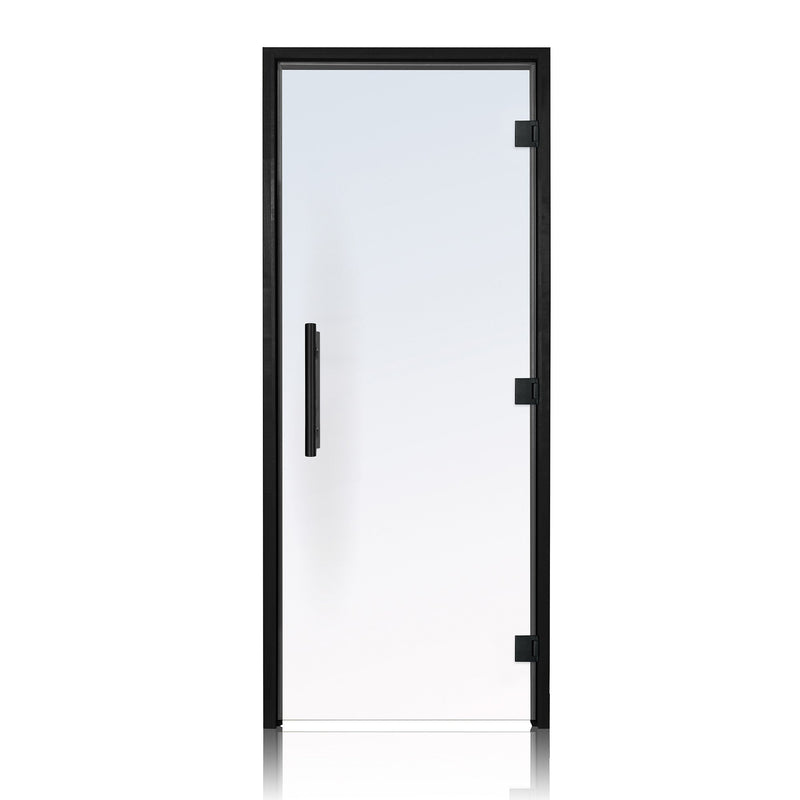 ProSaunas Prehung ADA Clear Glass Sauna Door, Black Alder 36x81 — Black Alder
