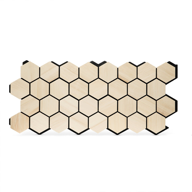 ProSaunas SaunaDécor Hive Hexagon Wall Panels — 6 Pack