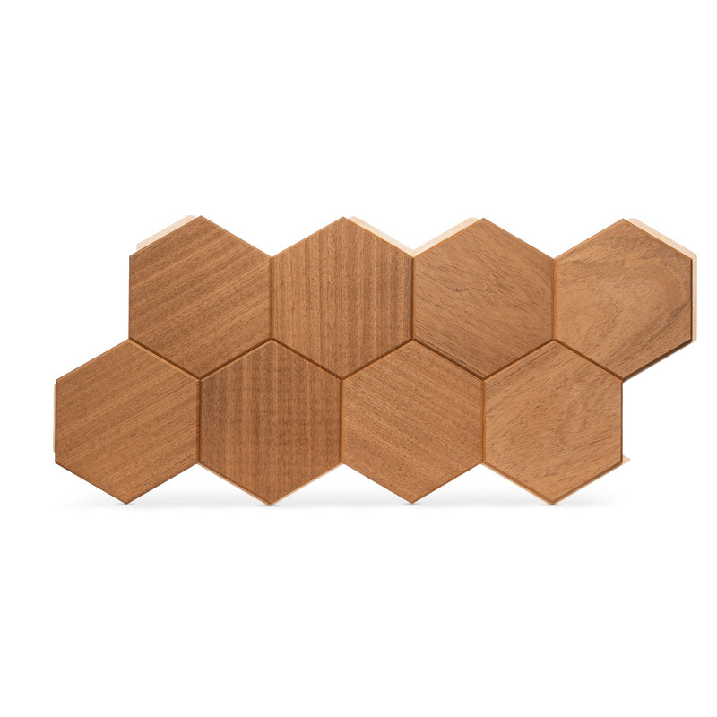 ProSaunas SaunaDécor Hive Hexagon Wall Panels — 6 Pack