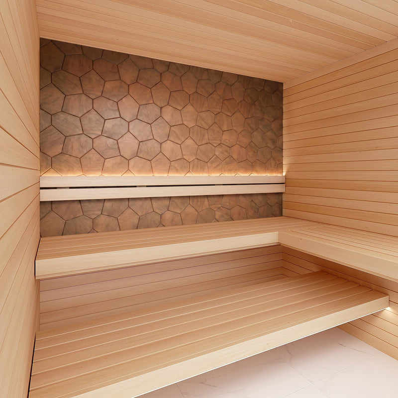 ProSaunas SaunaDécor Modern Wall Panels — 6 Pack