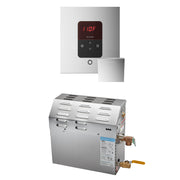 Mr. Steam MS 9 kW (9000 W) Steam Shower Generator Package with square iTempo Control — Polished Chrome