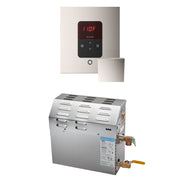 MS 6 kW (6000 W) Steam Shower Generator Package with square iTempo Control in Polished Nickel — Polished Nickel