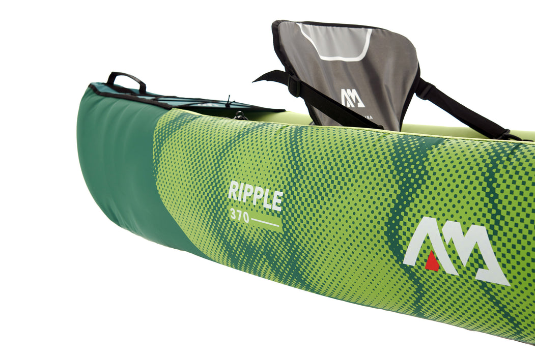 Ripple-370 Inflatable 3-Person Recreational Canoe/Kayak Set