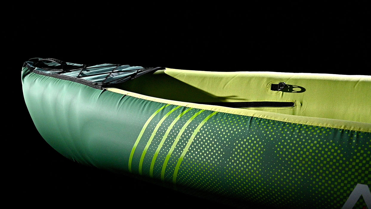 Ripple-370 Inflatable 3-Person Recreational Canoe/Kayak Set