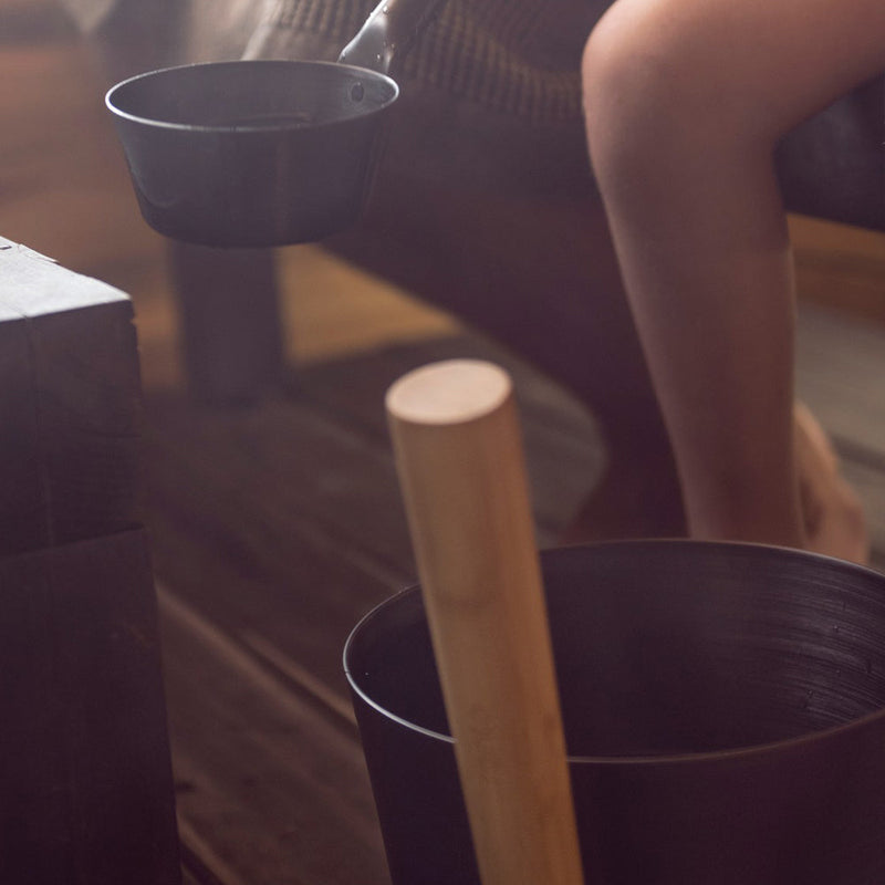 Rento Straight Handle Sauna Bucket