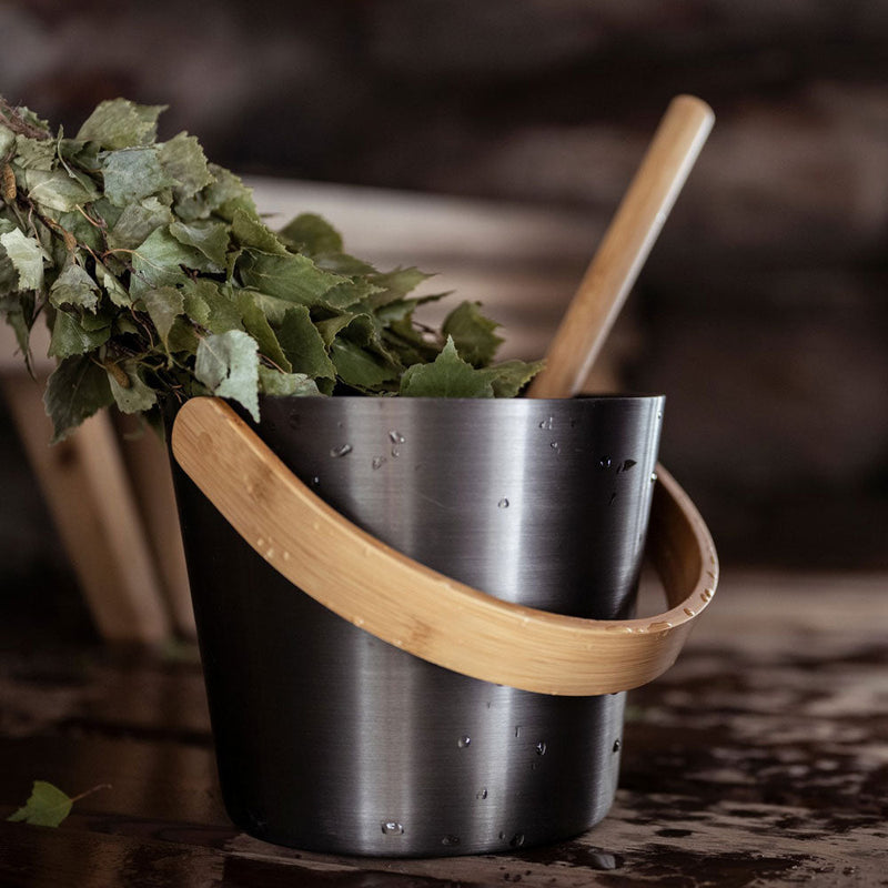 Rento Curved Handle Sauna Bucket