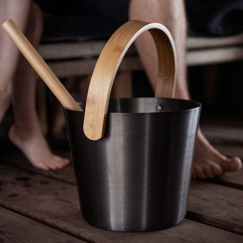 Rento Curved Handle Sauna Bucket