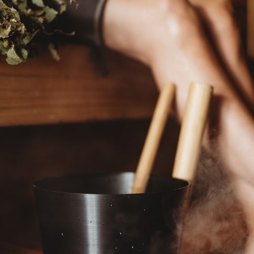 Rento Straight Handle Sauna Bucket