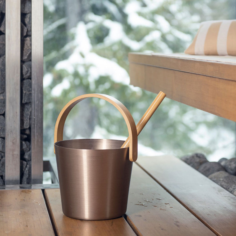 Rento Curved Handle Sauna Bucket
