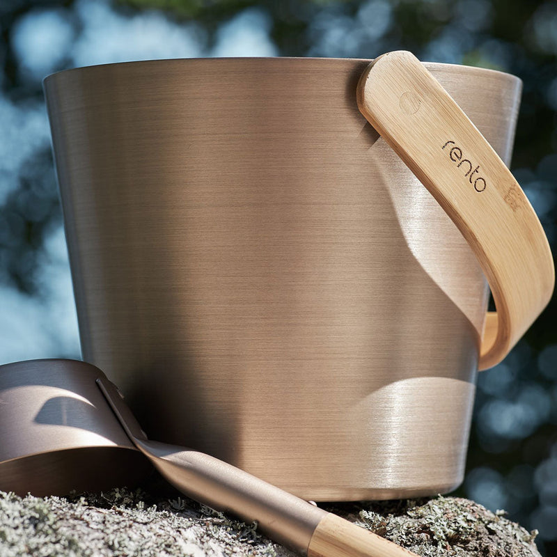 Rento Curved Handle Sauna Bucket
