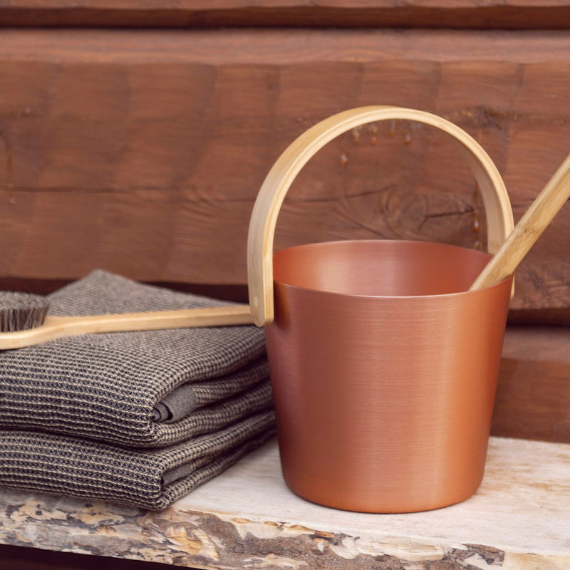 Rento Curved Handle Sauna Bucket