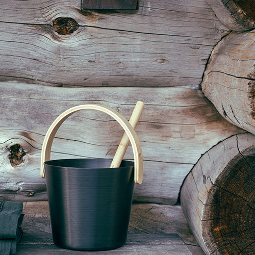 Rento Curved Handle Sauna Bucket