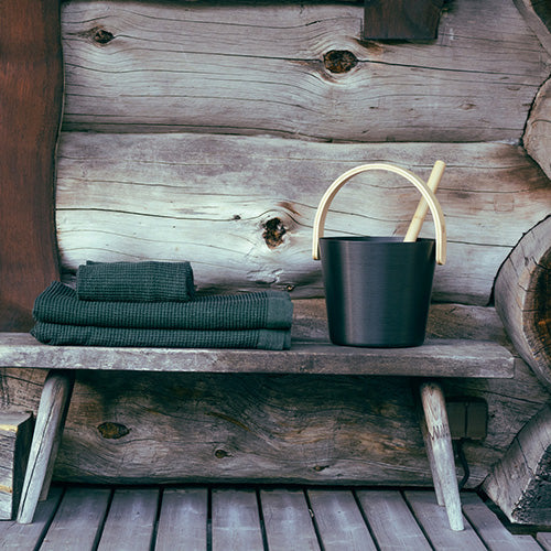 Rento Curved Handle Sauna Bucket
