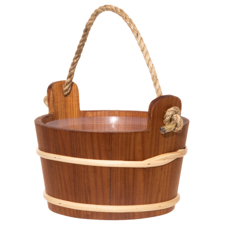 Rento 4Living Thermo-Alder Rope Handle Sauna Bucket