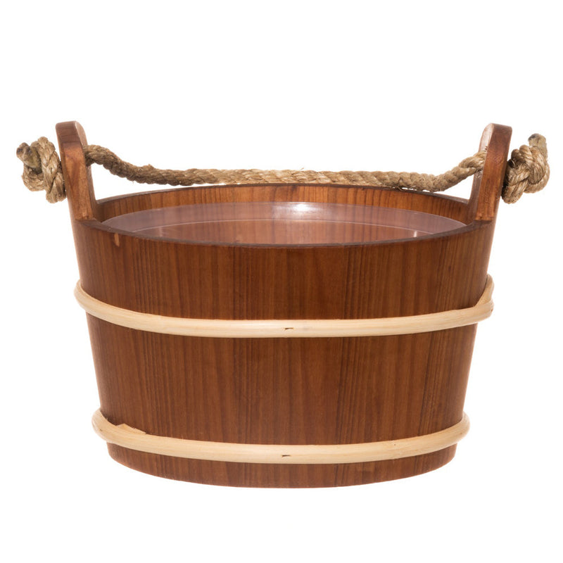 Rento 4Living Thermo-Alder Rope Handle Sauna Bucket