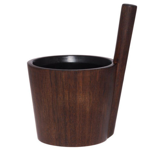 Rento Bamboo Straight Handle Sauna Bucket
