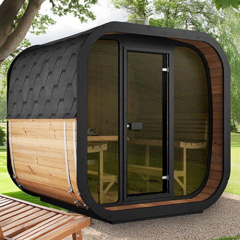 SaunaLife Model CL7G: Luxury Outdoor Sauna Experience