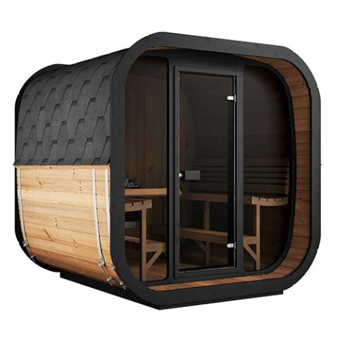 SaunaLife Model CL7G: Luxury Outdoor Sauna Experience