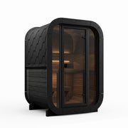 SaunaLife CL3GB outdoor sauna — black paint option