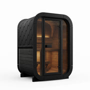 SaunaLife CL3GB outdoor sauna — black paint option
