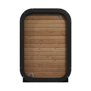 SaunaLife CL3G outdoor sauna — natural finish option