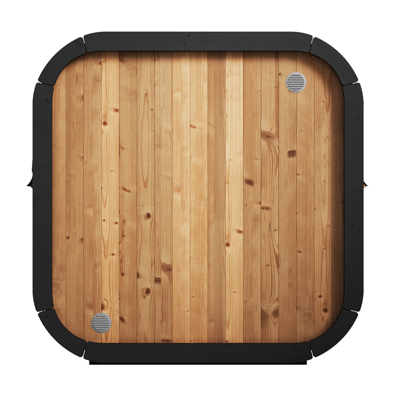 SaunaLife CL4G outdoor sauna — natural finish option