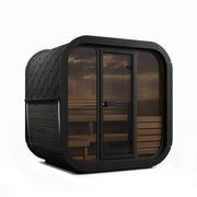 SaunaLife CL5GB outdoor sauna — black paint option