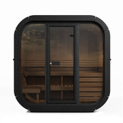 SaunaLife CL5GB outdoor sauna — black paint option