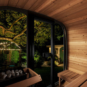SaunaLife CL5GB outdoor sauna — black paint option