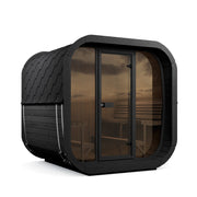 SaunaLife CL7GB outdoor sauna — black paint option