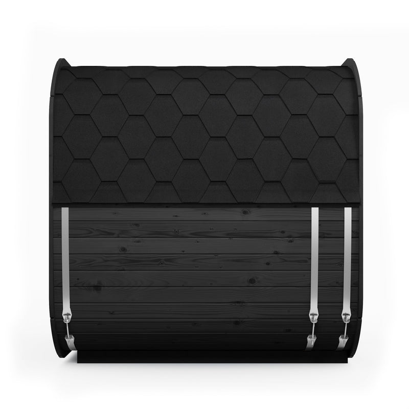 SaunaLife CL7GB outdoor sauna — black paint option
