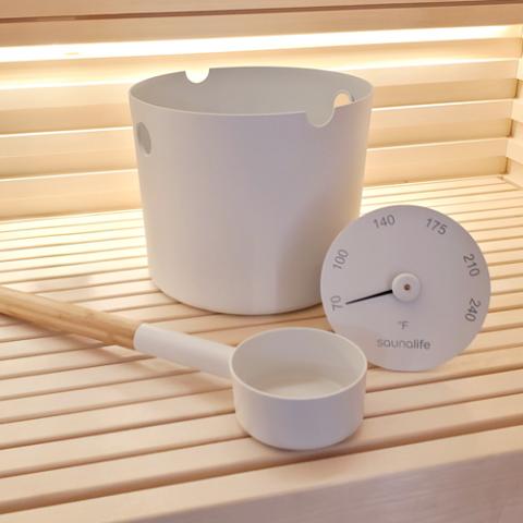 SaunaLife Accessory Package 6: Modern Scandinavian Sauna Essentials