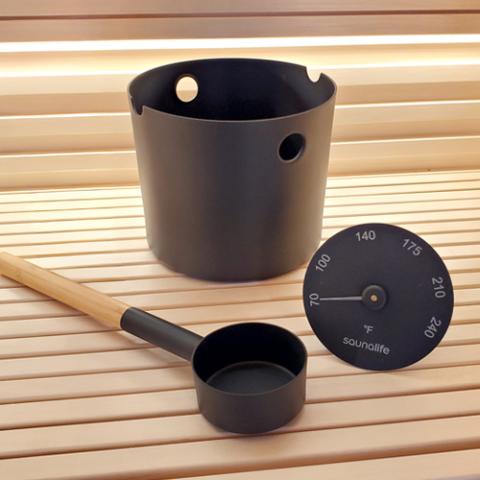 SaunaLife Accessory Package 6: Modern Scandinavian Sauna Essentials