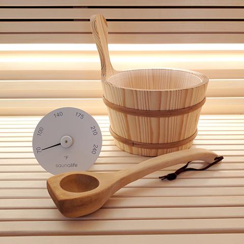 SaunaLife Accessory Package 4: Indulge in Ultimate Sauna Luxury