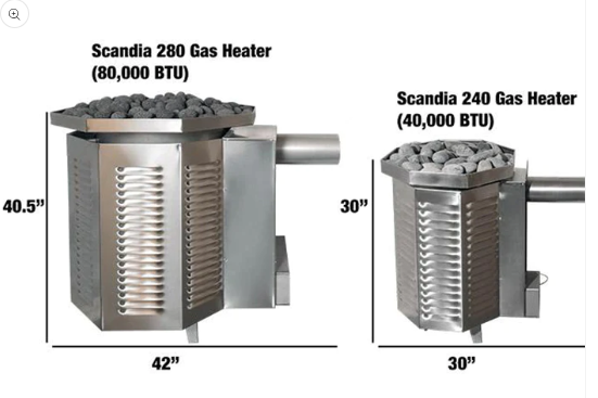 Scandia 80K Gas Sauna Heater: Unrivaled American Craftsmanship