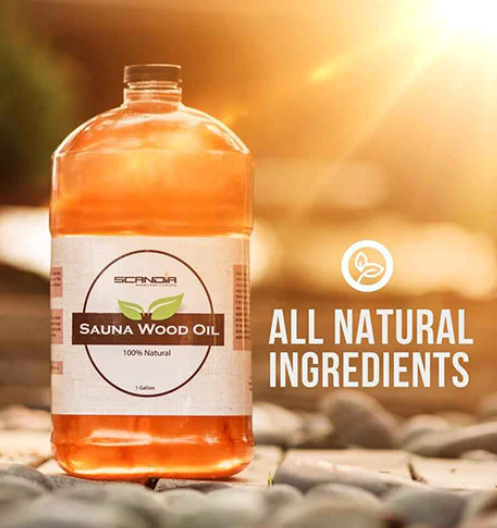 Premium Sauna Wood Oil - 1 Gallon