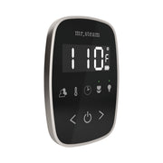 TempoFlex Steam Shower Control and Steamhead in Black Brushed Nickel — Black - Brushed Nickel