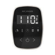 ButlerFlex Max Steam Shower Control Package with TempoFlex Control and Linear Steamhead in Black Brushed Nickel — Black - Brushed Nickel