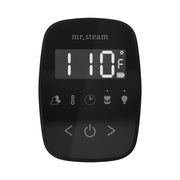 ButlerFlex Steam Shower Control Package with TempoFlex Control and Steamhead in Black Matte Black — Black - Matte Black