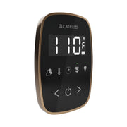 TempoFlex Steam Shower Control and Steamhead in Black Nouveau Bronze — Black - Nouveau Bronze