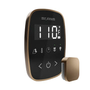 TempoFlex Steam Shower Control and Steamhead in Black Nouveau Bronze — Black - Nouveau Bronze