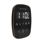 TempoFlex Steam Shower Control and Steamhead in Black Oil-Rubbed Bronze — Black - Oil-Rubbed Bronze