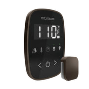 TempoFlex Steam Shower Control and Steamhead in Black Oil-Rubbed Bronze — Black - Oil-Rubbed Bronze