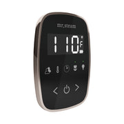 TempoFlex Steam Shower Control and Steamhead in Black Polished Nickel — Black - Polished Nickel