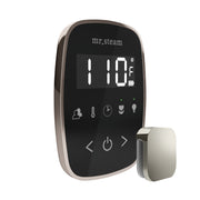 TempoFlex Steam Shower Control and Steamhead in Black Polished Nickel — Black - Polished Nickel