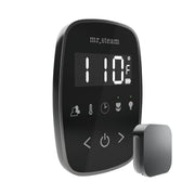 TempoFlex Steam Shower Control and Steamhead in Black Satin Steel — Black - Satin Steel
