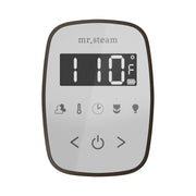 ButlerFlex Max Steam Shower Control Package with TempoFlex Control and Steamhead in White Nouveau Bronze — White - Nouveau Bronze
