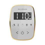 ButlerFlex Max Steam Shower Control Package with TempoFlex Control and Linear Steamhead in White Oil-Rubbed Bronze — White - Oil-Rubbed Bronze